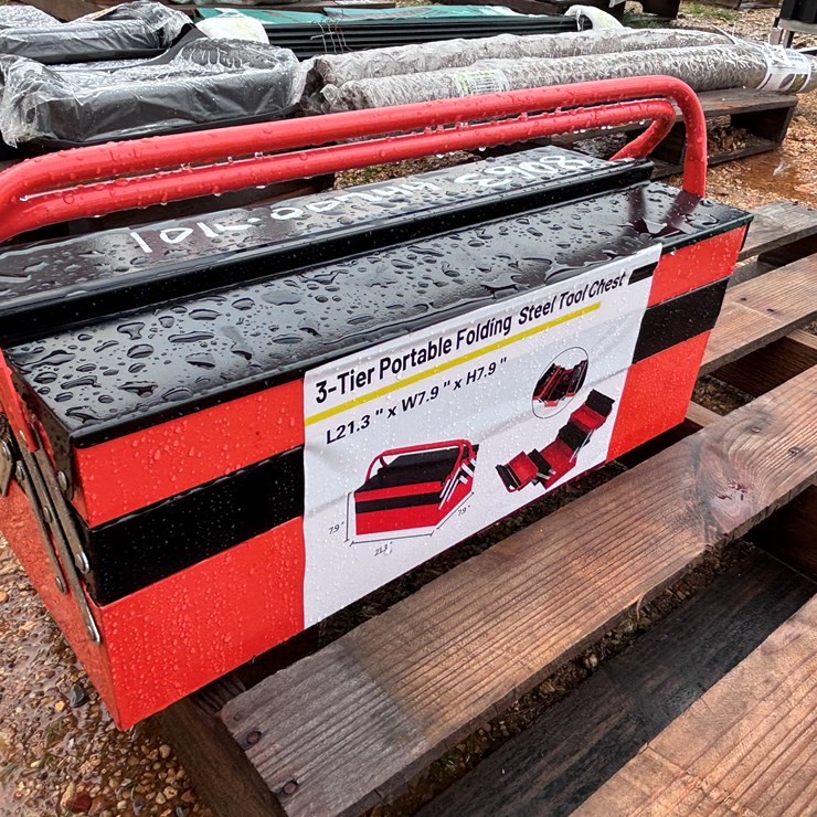 #8063 • 3 TIER FOLDING TOOL CHEST