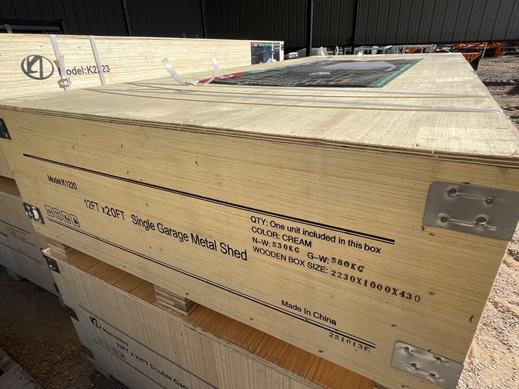 #3824-•-single-garage-metal-shed-image-11