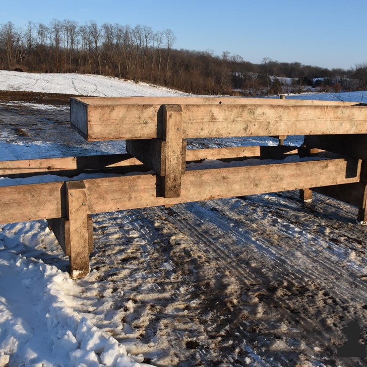 Wooden Feed Bunks