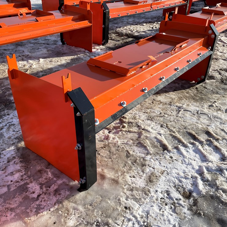 #18015 • Unused Snow Pusher with Steel Blade (Princeton, MN)