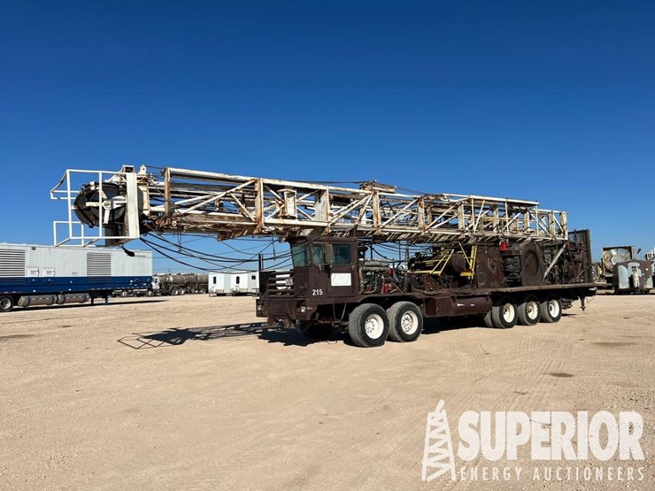 weins-550-d/d-well-service-rig,-w/-tubing-drum-f/...-image-1