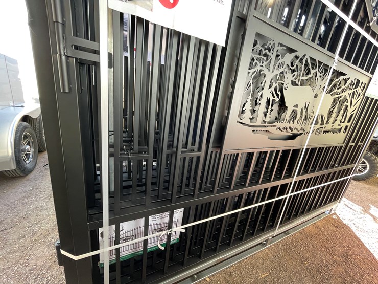 #3803-•-deer-motif-style-driveway-gates-image-6