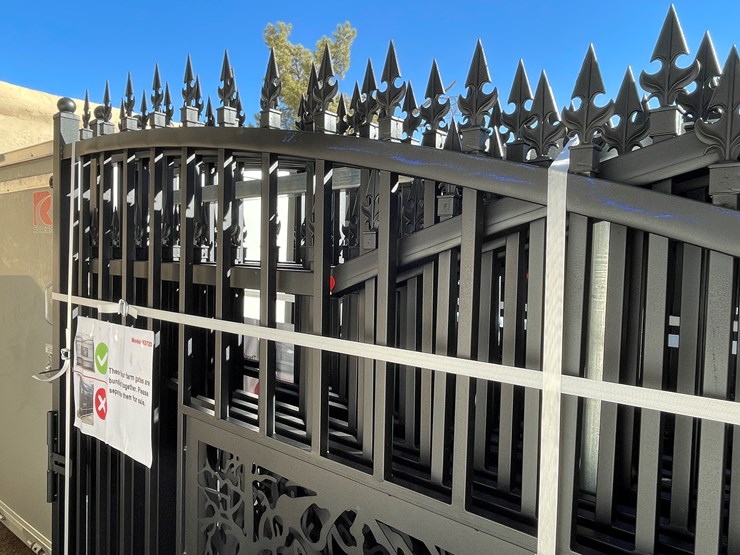 #3803-•-deer-motif-style-driveway-gates-image-8