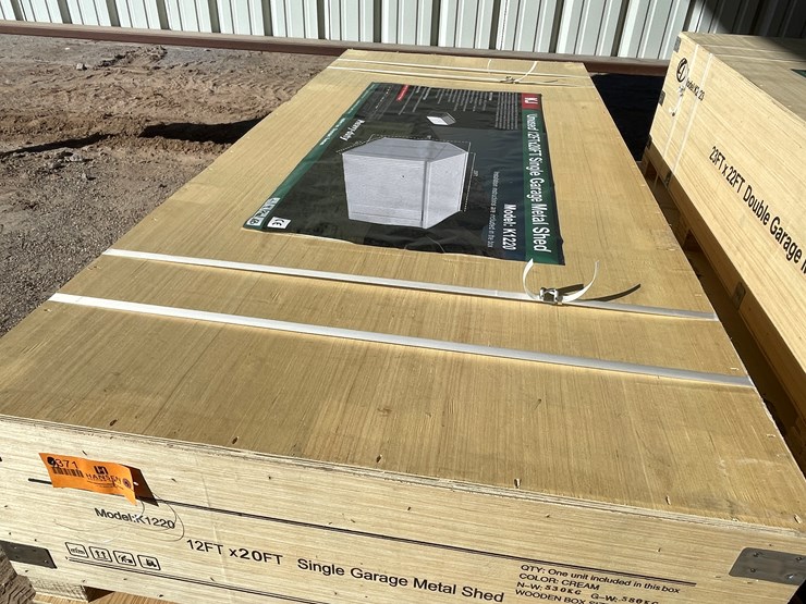 #3874-•-single-garage-metal-shed-image-16