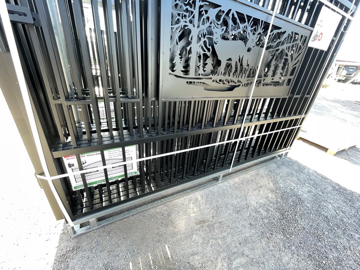 #3856-•-deer-motif-style-driveway-gates-image-7