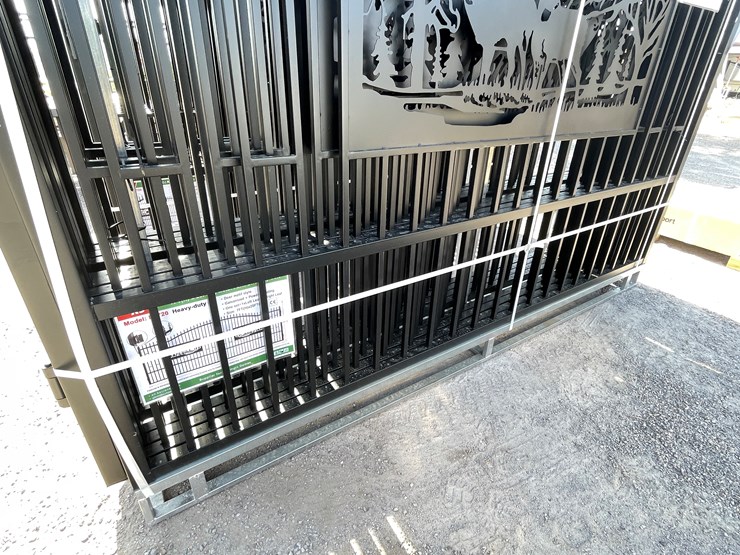 #3855-•-deer-motif-style-driveway-gates-image-4