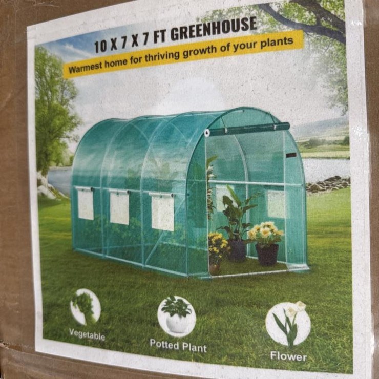 #156 • Vevor Green House - NIB - 10" x 7' x 7'