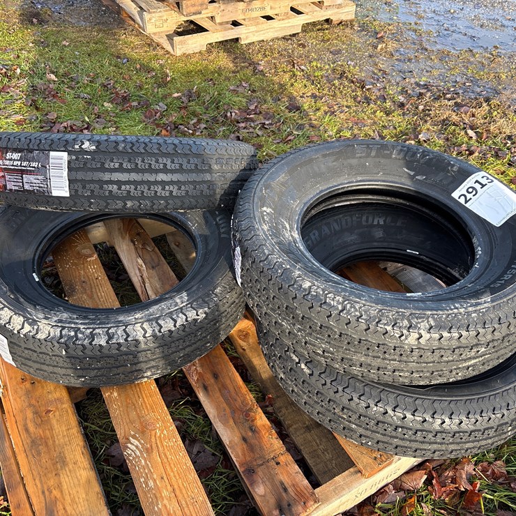 #2913 • new set 4 – ST205/75R15 radial trailer tires