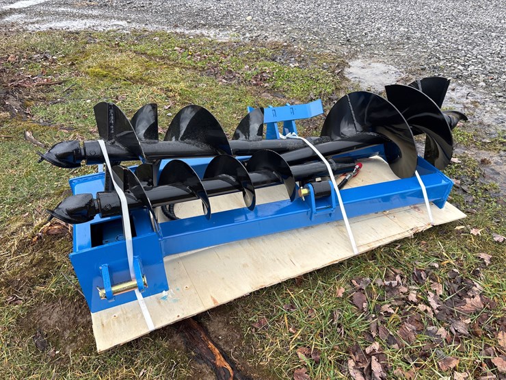 #3014-•-2025-unused-giyi-skid-steer-loader-auger-and-extra-rod-image-2