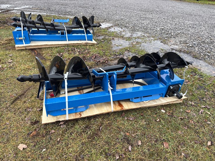 #3013-•-2025-unused-giyi-skid-steer-loader-auger-and-extra-rod-image-2