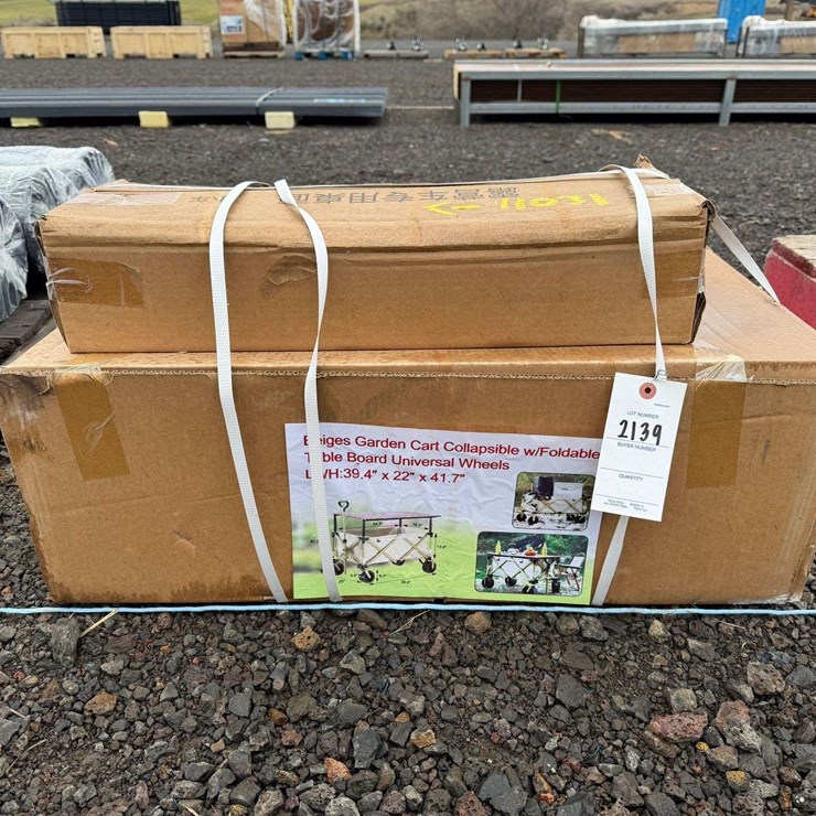 Portable/Collapsible Wagon with Folding Tabletop Board