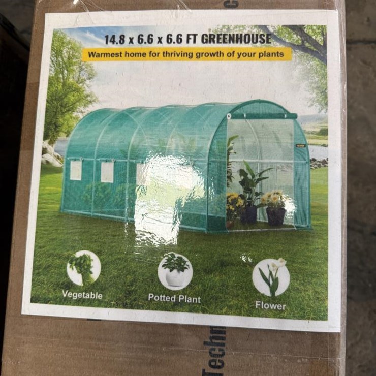 #162 • Vevor Green House - NIB - 14.8" x 6.6' x 6.6'