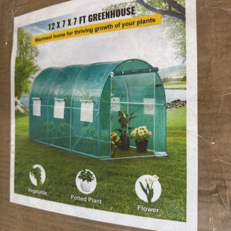 #159 • Vevor Green House - NIB - 12" x 7' x 7'