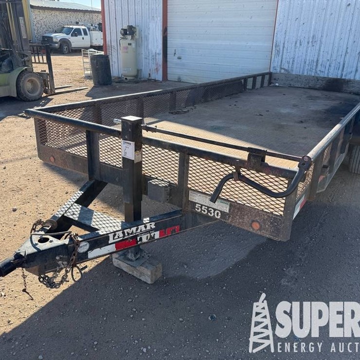 (x) 2011 LAMAR 7'w x 20'L T/A BP Equipment Traile...
