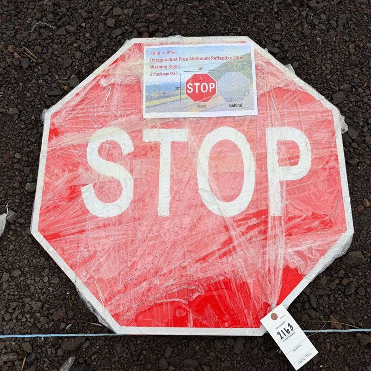 (2) 30' Stop Signs