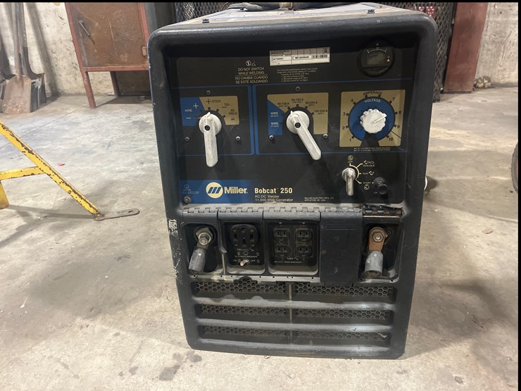 #63-•-miller-bobcat-250-welder-with-leads-image-1