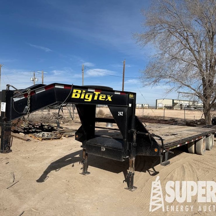 (x) 2013 BIG TEX 22GN 8'6"w x 20'L T/A GN Trailer...