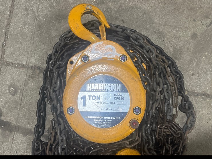 #52-•-harrington-1-ton-chain-hoist-image-2