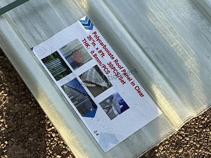 (30)-35in-x-8ft-clear-poly-roof-panels,-image-3