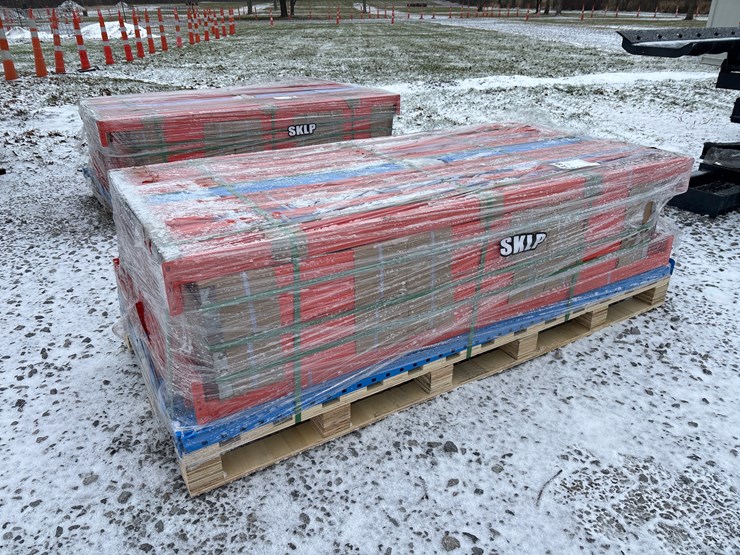 #3019-•-2025-unused-sklp-40-ft-6-section-heavy-duty-metal-storage-shelve-image-1