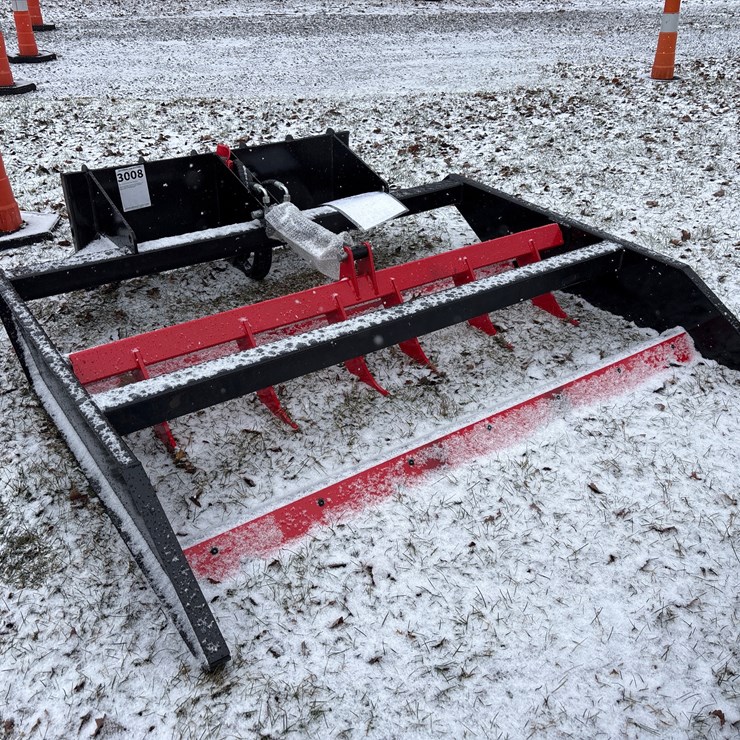 #3008 • 2025 Unused GIYI Skid Steer Flat Ripper
