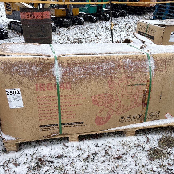 #2502 • 2025 Unused IR IRGC40 ELECTRIC TRICYCLE