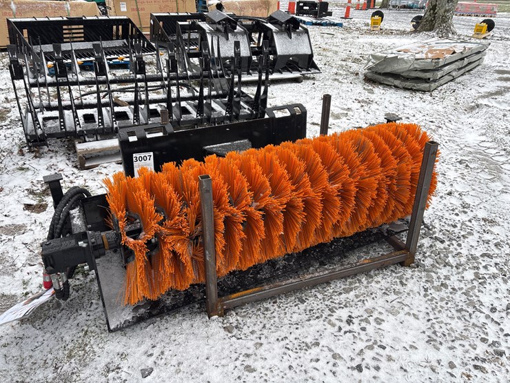 #3007-•-2025-unused-giyi-skid-steer-sweeper-image-1