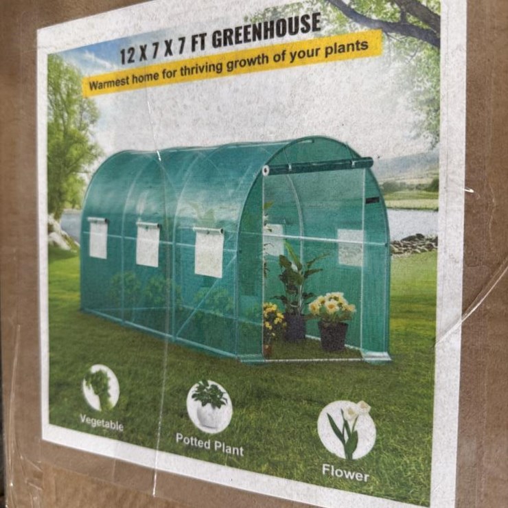 #158 • Vevor Green House - NIB - 12" x 7' x 7'