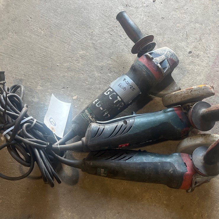 #29 • 3 METABO ANGLE GRINDERS