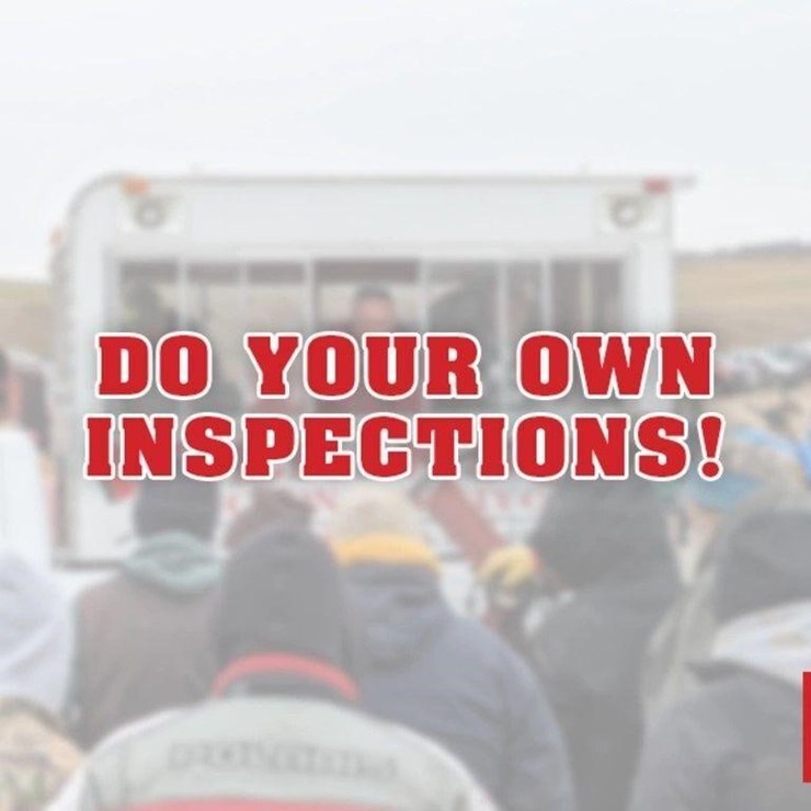 DO YOUR OWN INSPECTIONS
