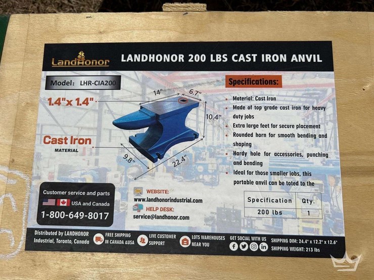 land-honor-cast-iron-200lbs-anvil-image-1