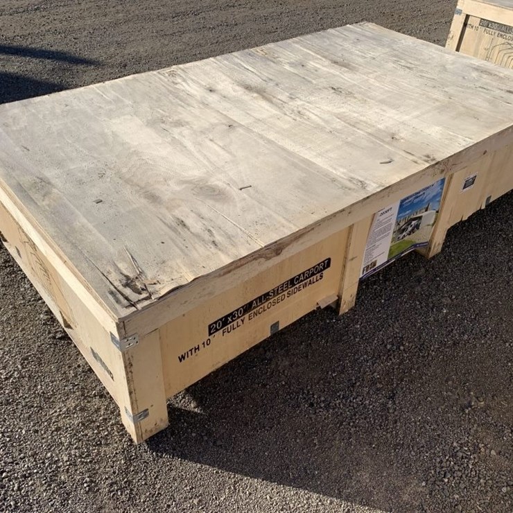 Unused 2025 SD Lanch 20ft x 30ft Steel Carport.