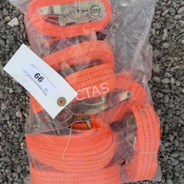 #99 • (8) Ratchet Straps - 3.8cm x 5m
