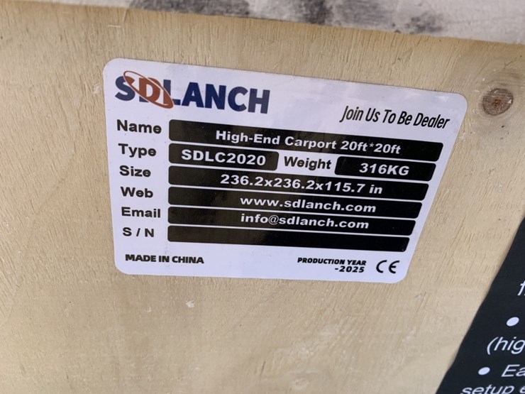 unused-sd-lanch-20ft-x-20ft-x-9.5ft-steel-carport.-image-4