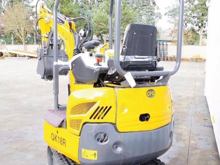 2025-cfg-industrial-qk18r-mini-excavator-w/-pilot-system,-rato-gasoline-engine,-unused-image-11