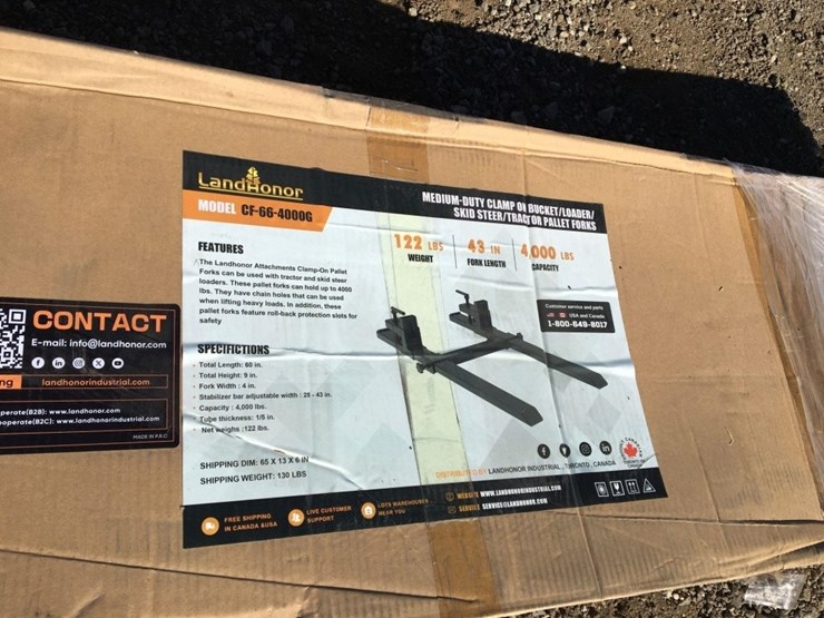 unused-land-honor-cf-66-4000g-43in-clamp-on-fork-image-3