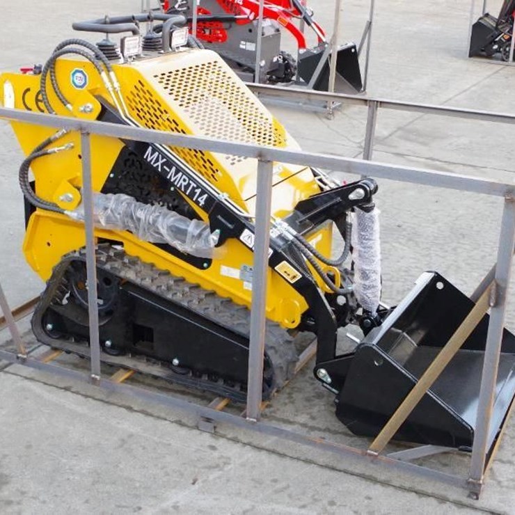 2025 AGT INDUSTRIAL MX-MRT14 Stand-On Mini Skid Steer Loader, 15HP RATO Gasoline Engine, Unused