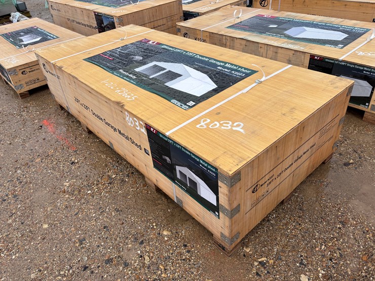 #8032-•-double-garage-metal-shed-image-1