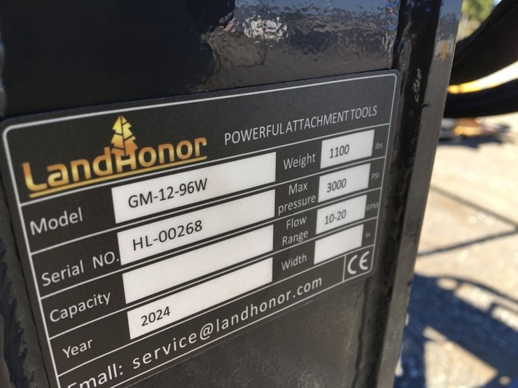 unused-2024-land-honor-gm-12-96w-96in-grader-blade-image-6