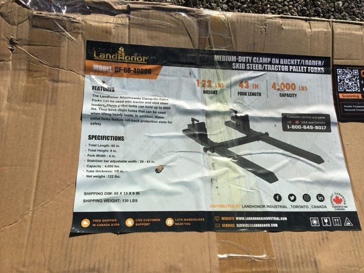 unused-land-honor-cf-66-4000g-43in-clamp-on-fork-image-3