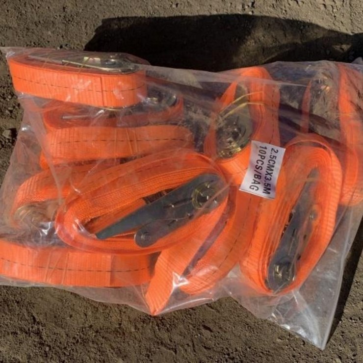 (10) Unused 1in Ratchet Straps.