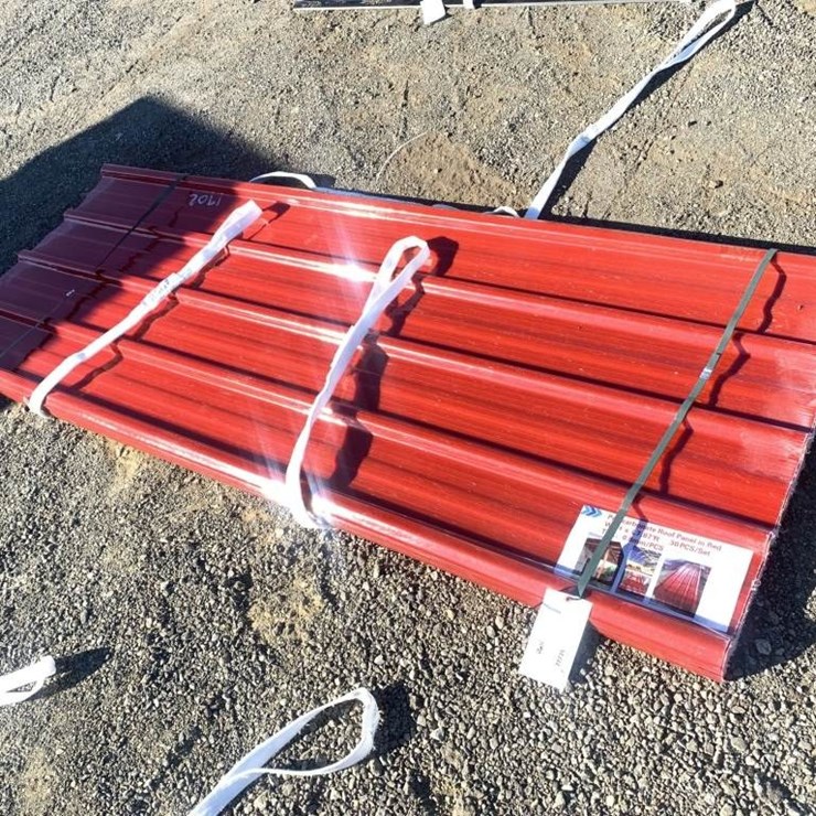 (30) Unused 8ft x 3ft Corrugated Polycarbonate