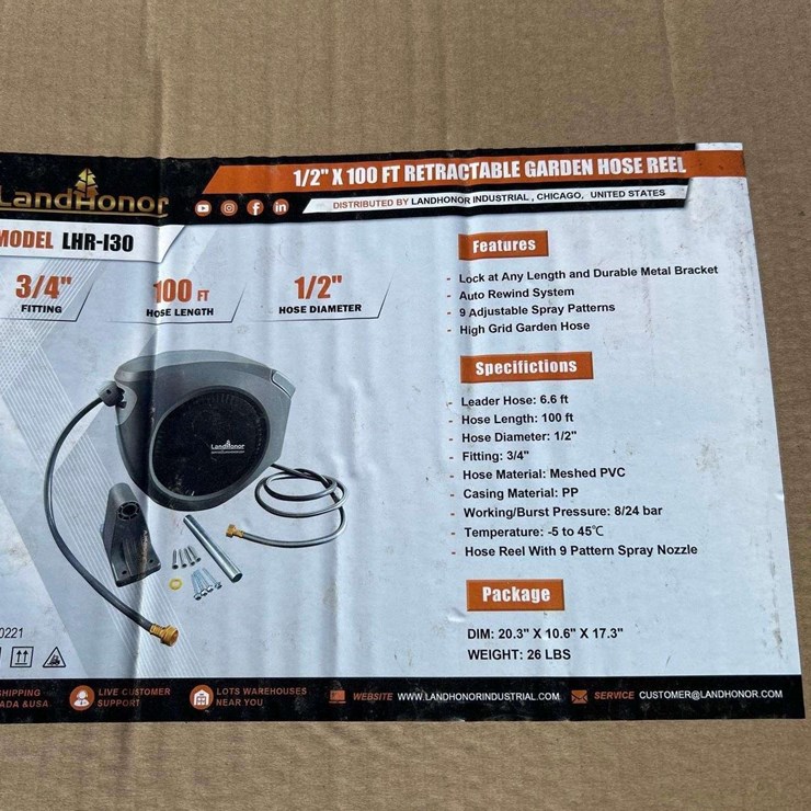 Retractable Garden Hose Reel