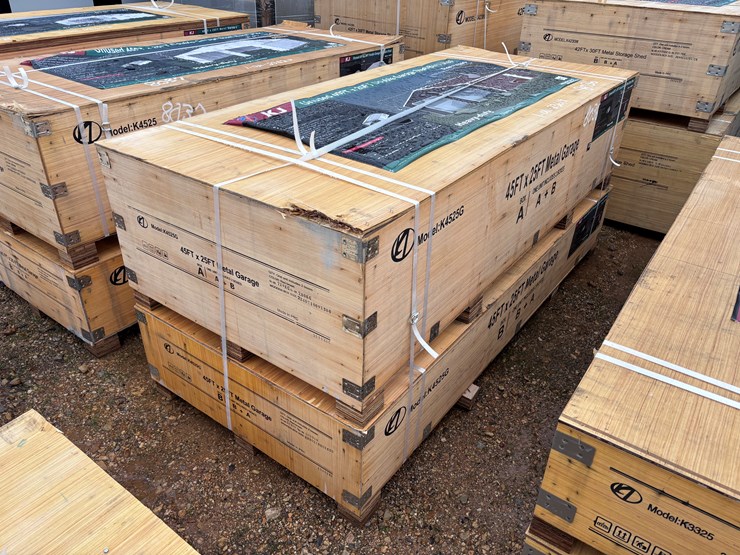 #8036-•-double-garage-steel-barn-shed-image-1