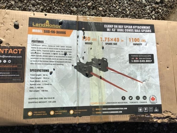 unused-land-honor-shs-66-3000g-43in-clamp-on-image-3