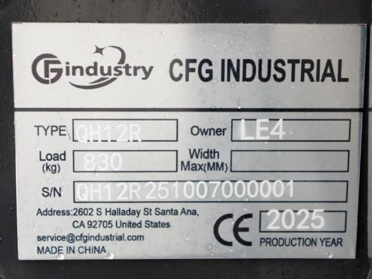 2025-cfg-industrial-qh12r-mini-excavator,-gasoline-engine,-unused-image-2