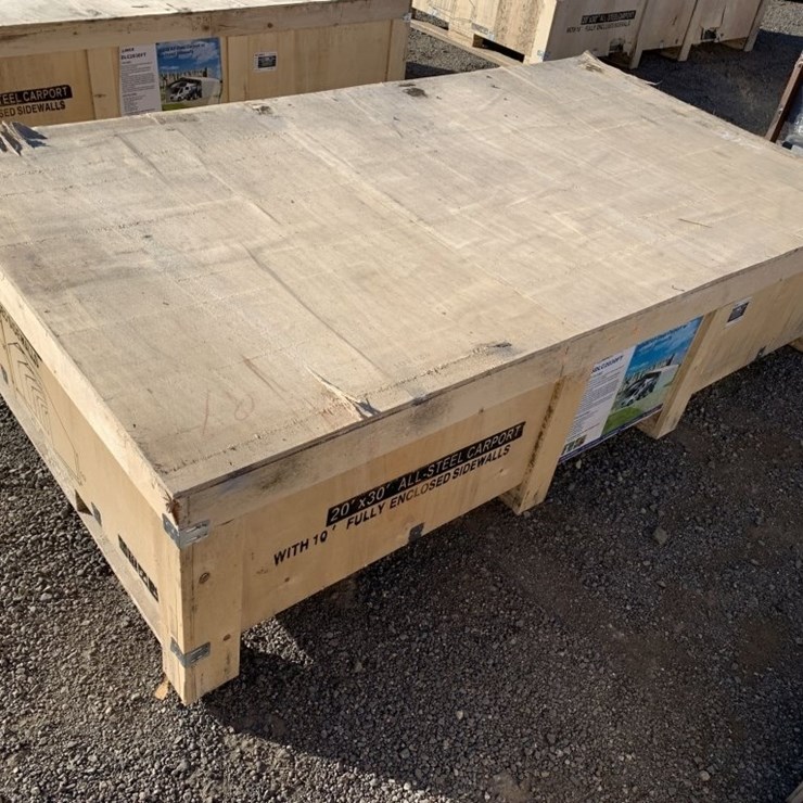 Unused 2025 SD Lanch 20ft x 30ft Steel Carport.