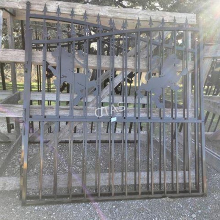 #80 • Bi-Parting Iron Gate w/ Lion Motif - 4.2M
