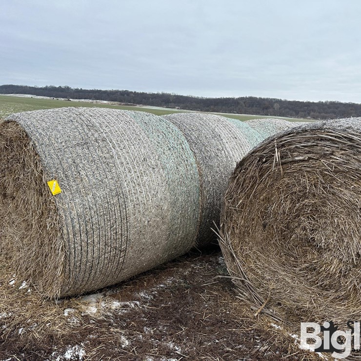 Wheat Straw Round Bales (BID PER BALE)