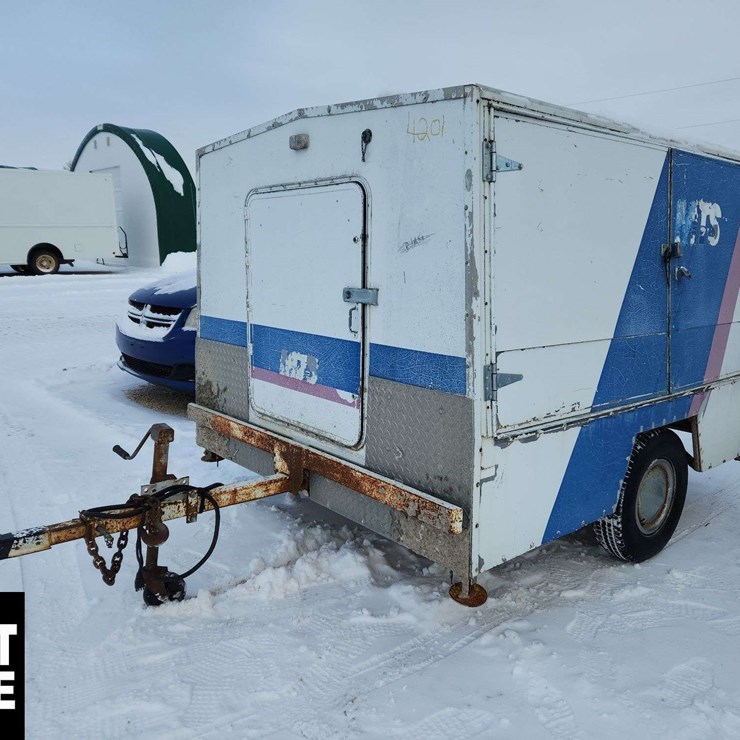 Enclosed Pay Station Trailer July 1984 E&N S/A 7'6" Enclosed Trailer